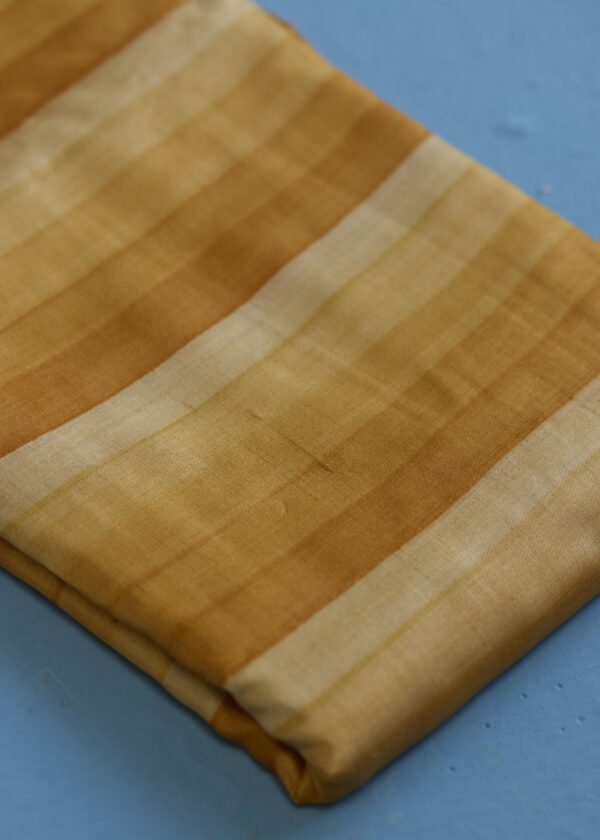 Ochre Delight Kosa Silk Fabric - Image 2