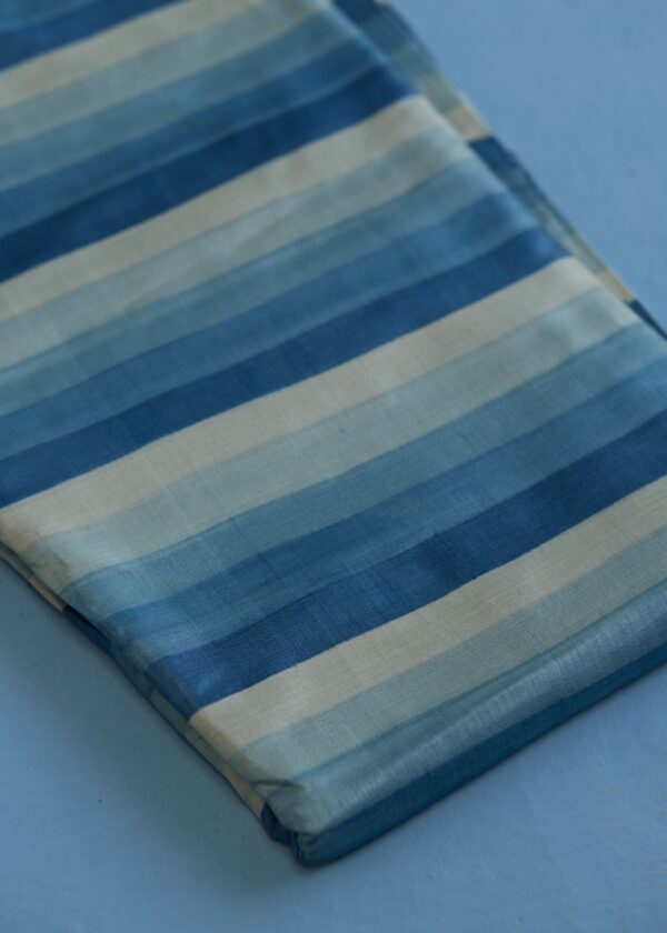 Skyline Stripes Kosa Silk Fabric - Image 2