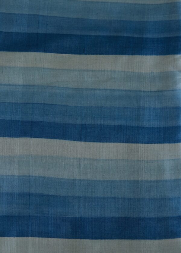 Skyline Stripes Kosa Silk Fabric - Image 3