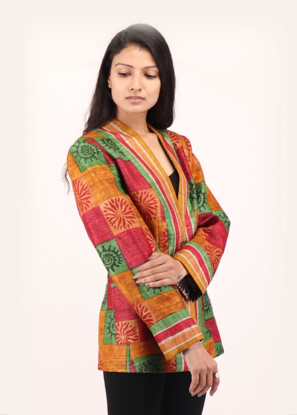 Chhattis Rang Handcrafted Blazer - Image 3