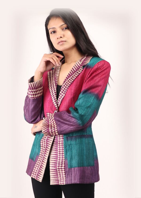Kosa Silk Heritage Blazer Jacket - Image 2