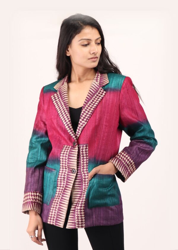 Kosa Silk Heritage Blazer Jacket