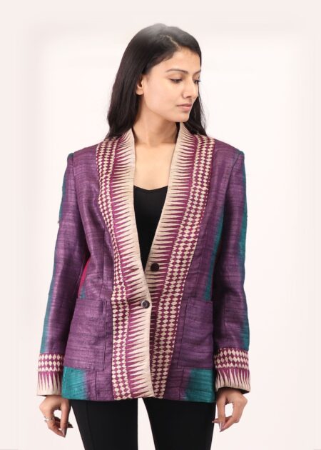 Royal Weave Kosa Silk Blazer