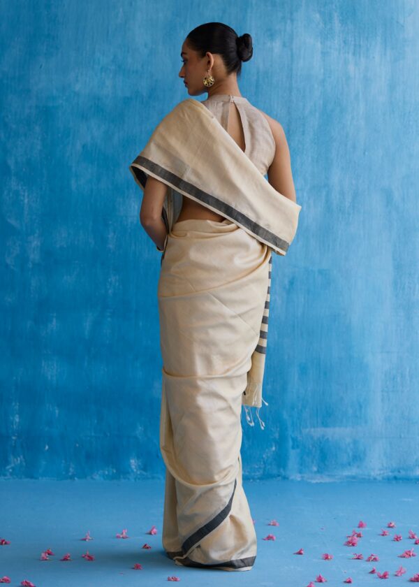 Natural kosa silk saree - Image 5