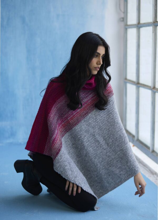 Twilight Ombre Poncho - Image 5