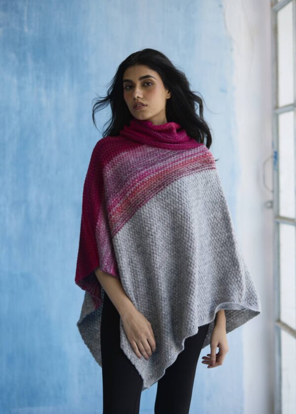 Twilight Ombre Poncho - Image 4