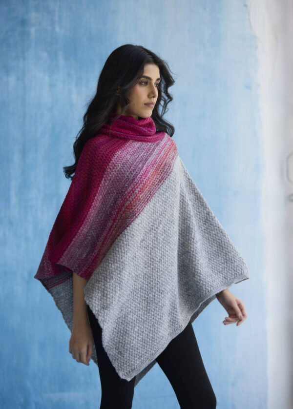 Twilight Ombre Poncho - Image 3