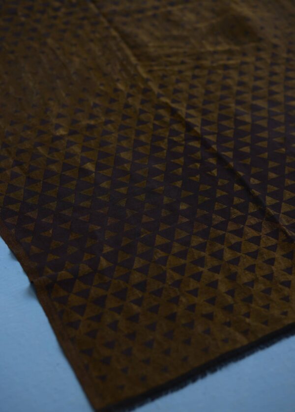 Luxe Geometric Wool Stole Set - Image 4