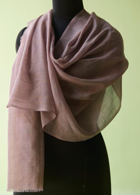Muted Rose Fine Wool Stole