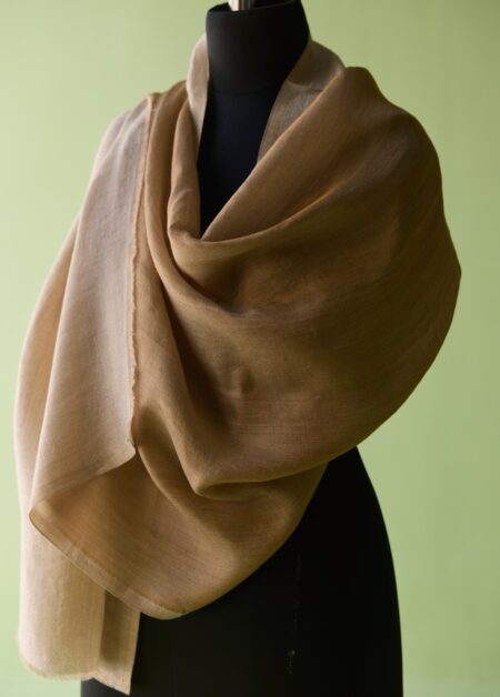 Sandstone Reversible Fine Wool Stole